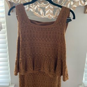 House of Harlow 1960 two piece knit set